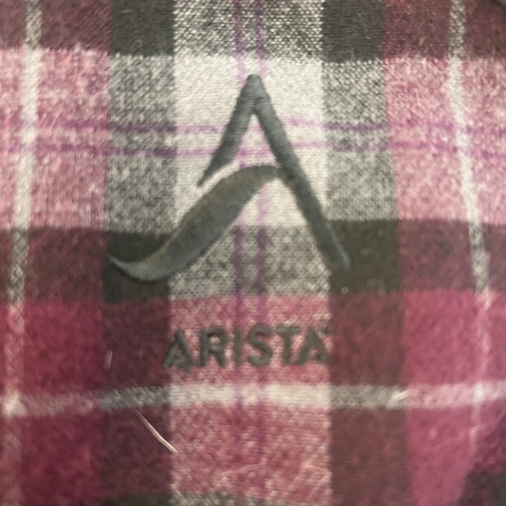 Arista‎ Equestrian Vest Womens XS Burgundy Gray Plaid Riding Zip Front Canada - Picture 11 of 16